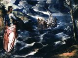 
單擊圖案，看聖經故事 - Christ at the Sea of Galilee - Tintoretto