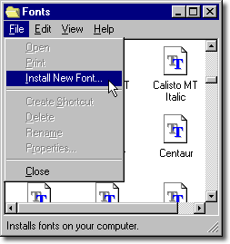 Fonts